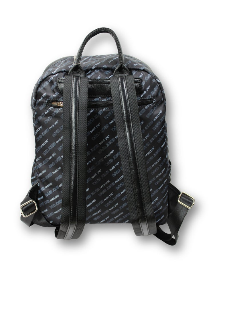 David Jones Women's Backpack Stylish and Durable Everyday Carry | Color Black (6889-5) - Image 2